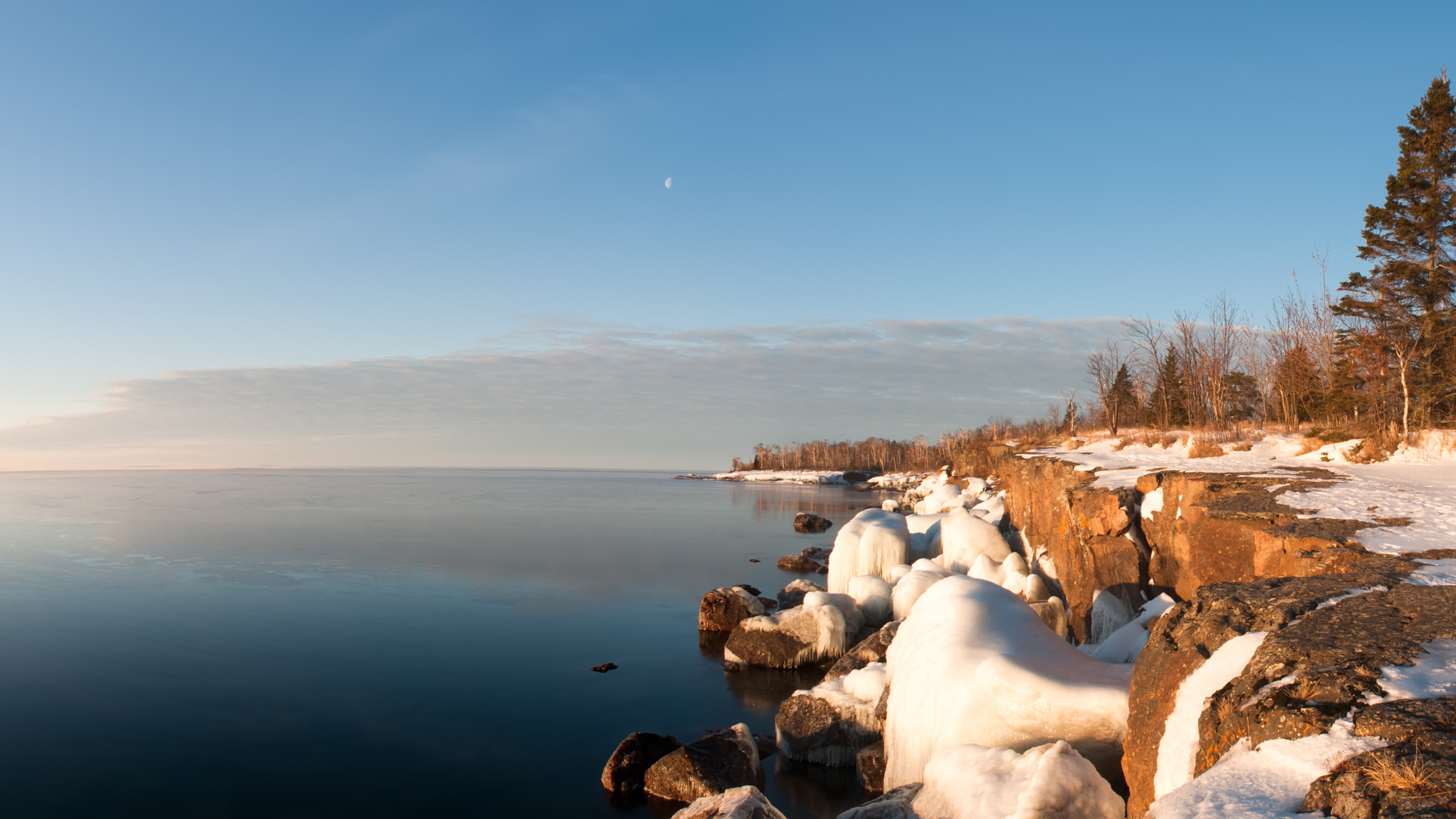 View of Lake Superior in Two Harbors