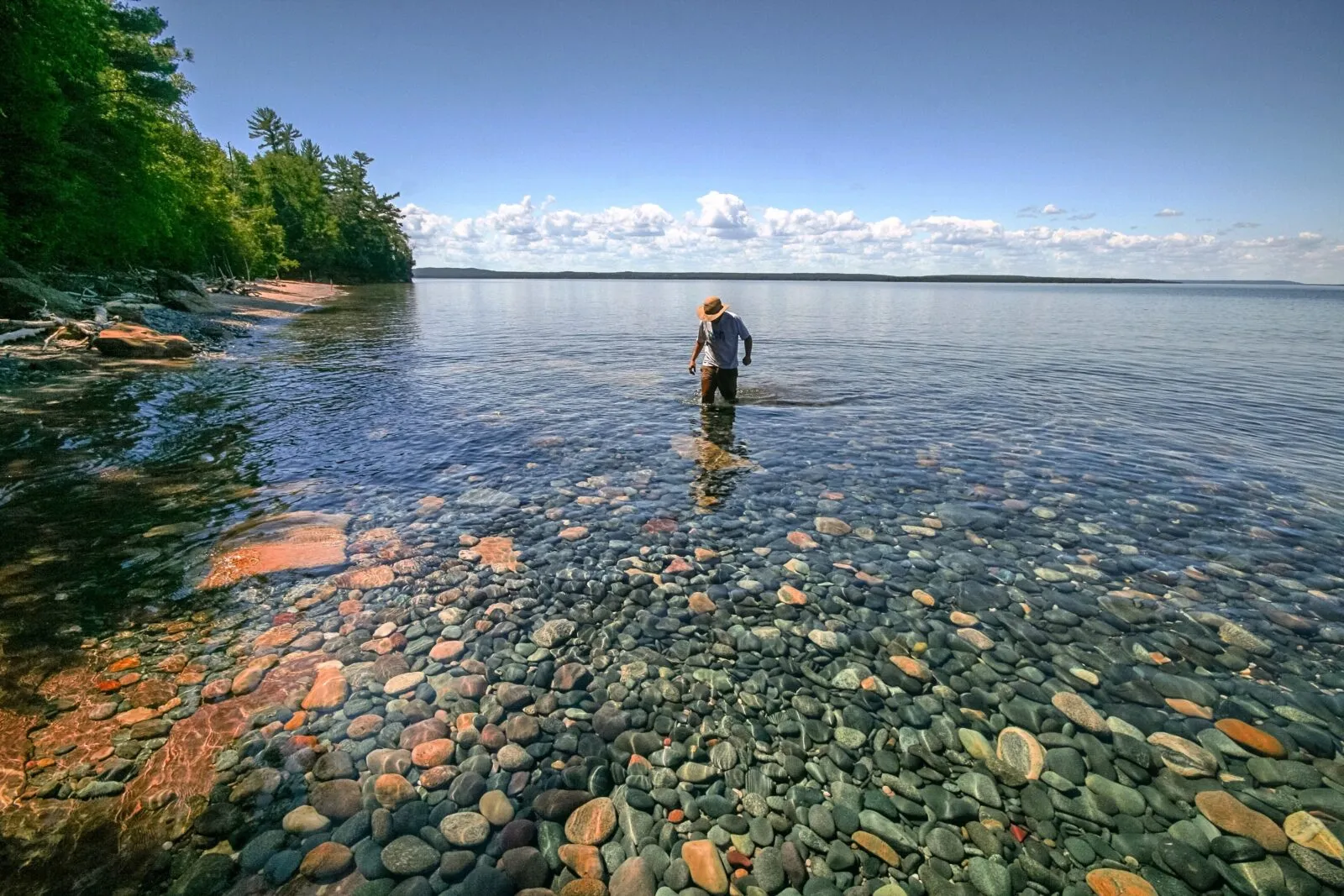 Looking for Agates in Lake Superior