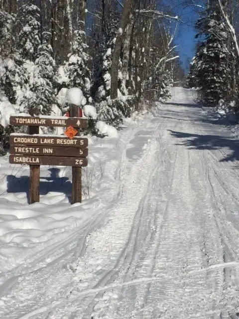 Snowmobile Trails near Two Harbors Minnesota
