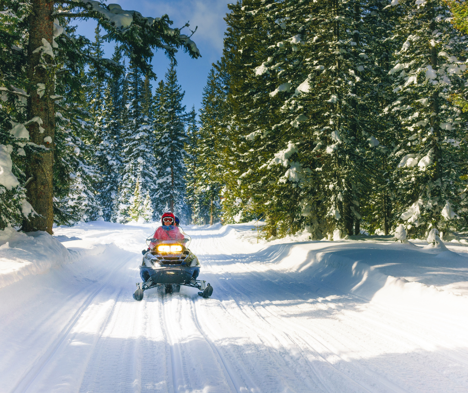 Snowmobiling